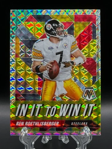 Ben Roethlisberger 2020 Panini Mosaic In It to Win It Mosaic Prizm #WIN8