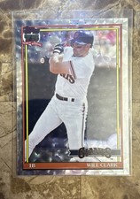 2026 Topps Series 1 - 1991 Topps Baseball Will Clark #T91-11 Crackle Foilboard