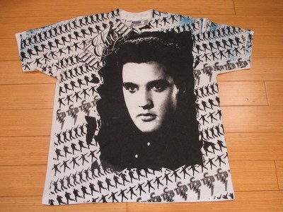 Elvis TCB All Over Print XL T-Shirt Single Stitch