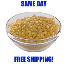 PURE BEESWAX YELLOW ORGANIC PASTILLES BEARDS 2 OZ - 8 lb 