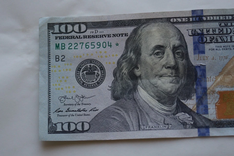 $100 bill. Star note - Image 3 of 4