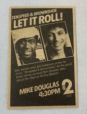 1980 small KNXT tv ad ~ MIKE DOUGLAS Ben Vereen, Jeff Goldblum
