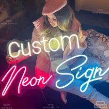 Neon Sign Custom Made LED Light Beer Bar Home Decor Wall Art Bedroom Logo Signs