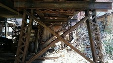 locomotive train trussel steel bridge trusses complete Columbia Mills Minetto,NY
