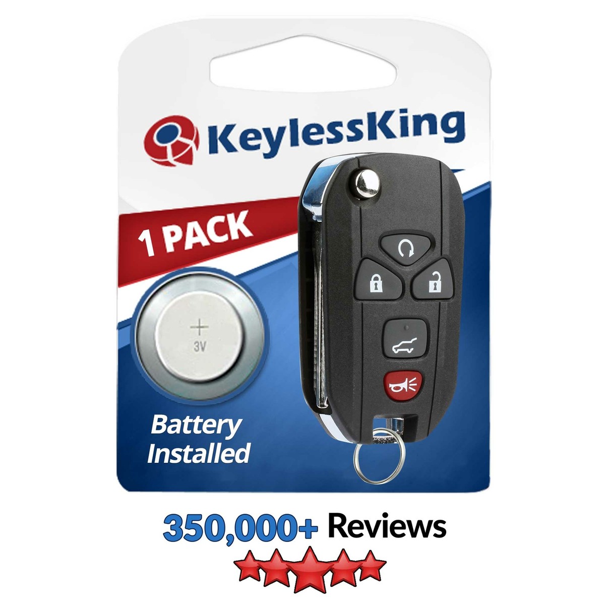 2L2T-15K601-BA Factory OEM 4 BUTTON KEY FOB Keyless Entry Remote Alarm REPLACE