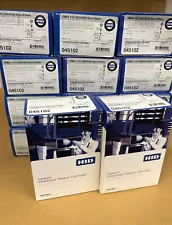 Lot of 14 HID Fargo DTC1000 045102 Black SmartLoad Printer Ribbon Cartridge NEW