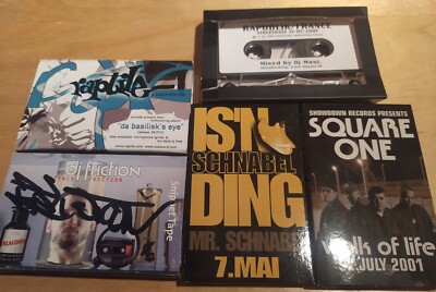 5 x Mixtape Snippet Album 2001 Mister Schnabel Republik France Raptile DJ Frico