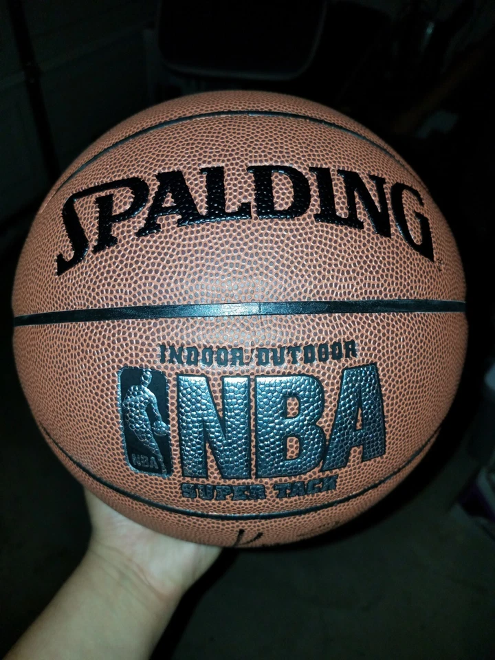 Kyrie Irving Bold Autograph Full Panel Signed Ball Roy #2 Inscription JSA COA /1 - Image 2 of 3