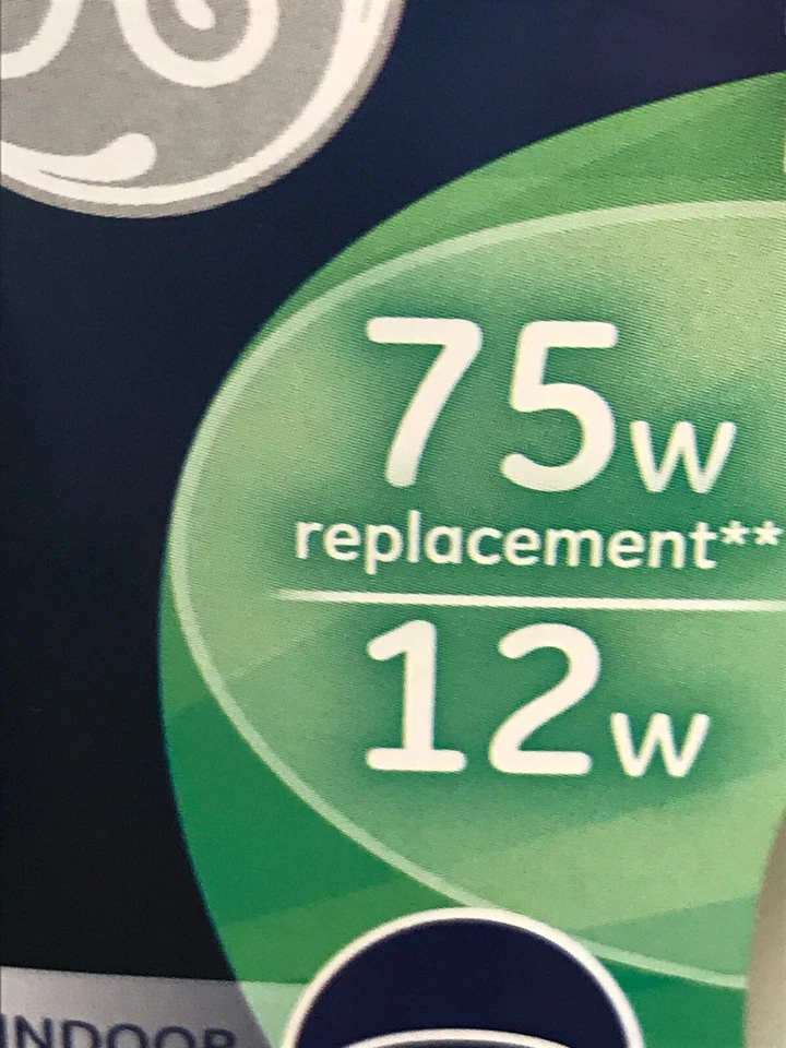 GE LED Bulb [3 pack] 96847 12W/75W Soft White Dimmable Indoor Floodlight - Image 3 of 4