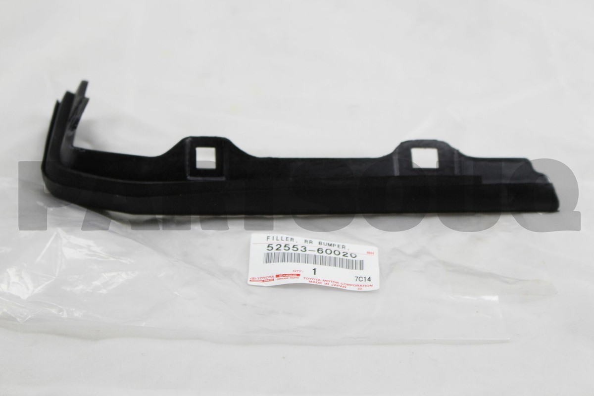 5255360020 Genuine Toyota FILLER, REAR BUMPER, LH 52553-60020