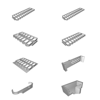 Supporto Doppio per Batterie 18650 per Powerwalls DIY Supporto Doppio per Batterie 18650 per Powerwalls DIY