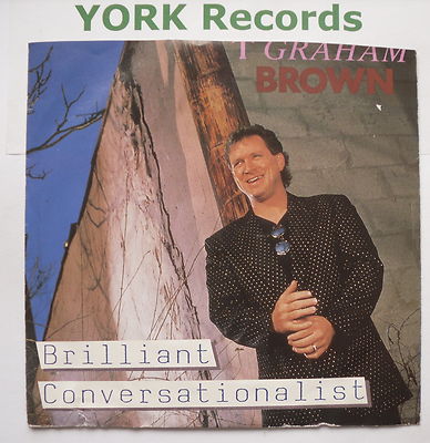 T GRAHAM BROWN - Brilliant Conversationalist - Ex Con 7'' Single Capitol CL 470