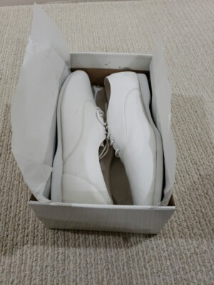 Men's Mario De Gerard White Lace Up Men's Shoes, 12M, Display Model, Excellent C