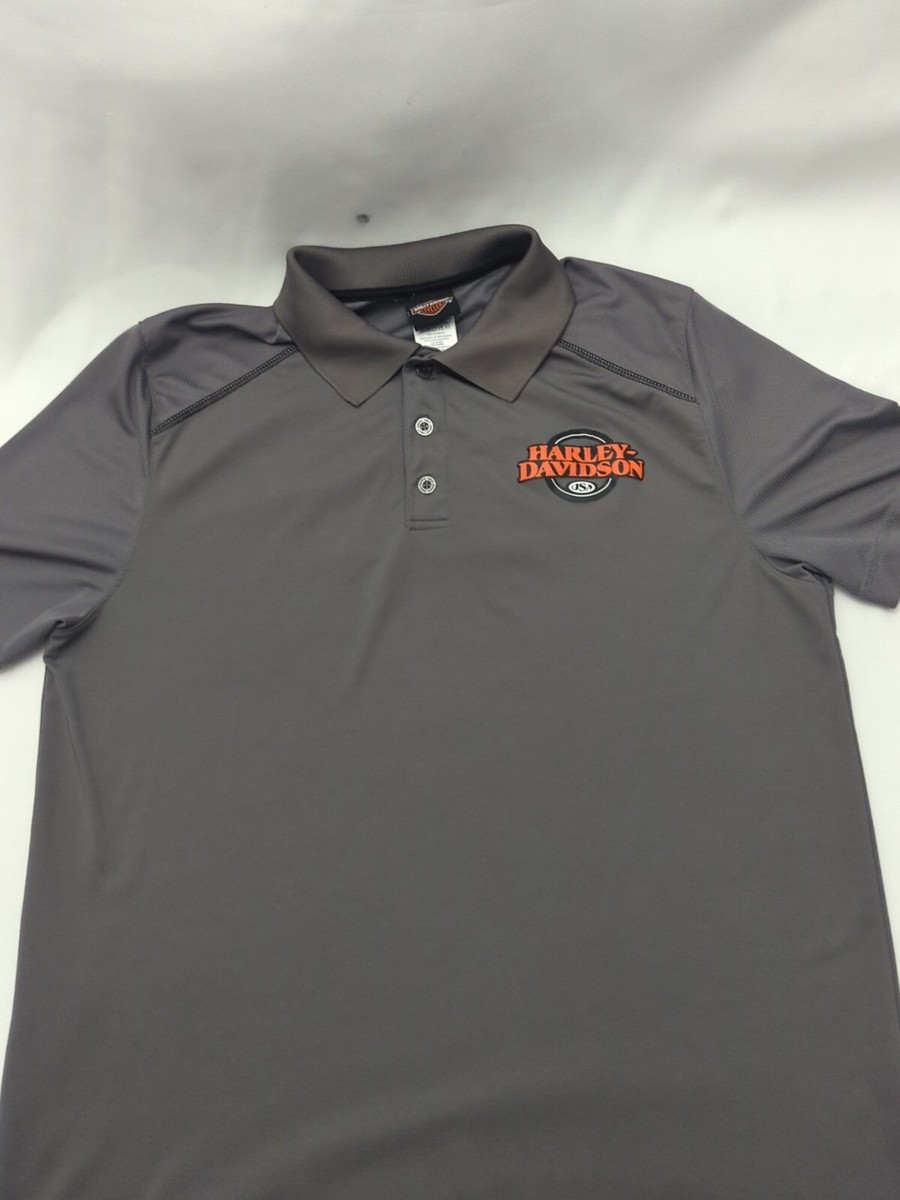 Harley Davidson Men's L Gray Polo Shirt Ventura HD *Read | eBay