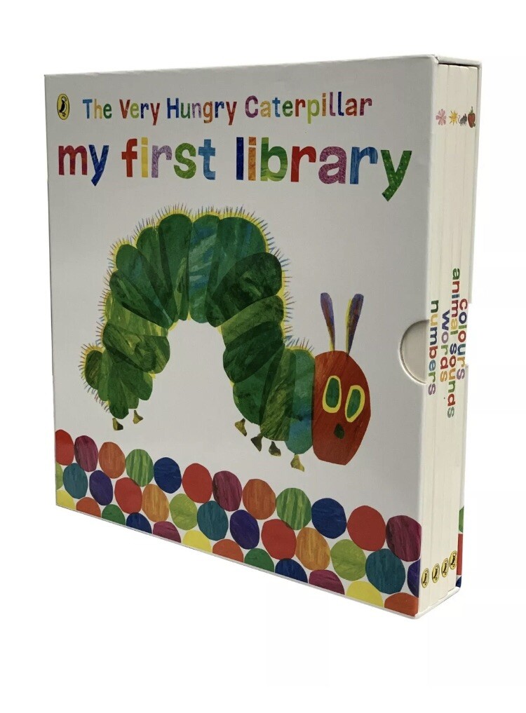 The Very Hungry Caterpillar: My First Library by Eric Carle, Board Book NEW - Image 6