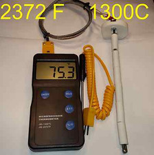 Digital pyrometer F,C pottery ceramic glass kiln Sensor Thermometer Thermocouple
