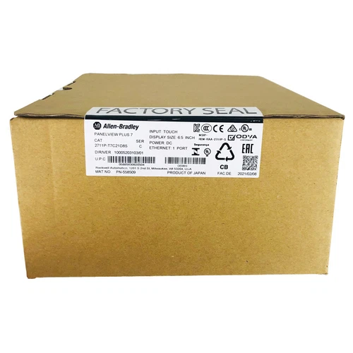 2711P-T7C21D8S New Allen-Bradley AB Sealed PanelView Plus 7 Standard 7 Terminal - Picture 2 of 3