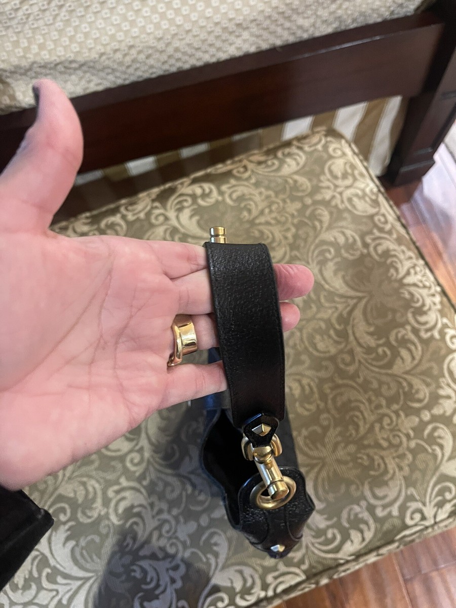 Vintage Gucci Jackie O Monogrammed Canvas and Leather Hobo Vintage Gucci Jackie O Monogrammed Canvas and Leather Hobo