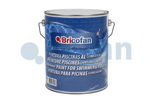 PINTURA DE PISCINAS DE CLOROCAUCHO 5 KGS AZUL Y AZUL OSCURO MEDIO