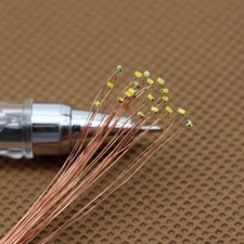 20pcs Pre-wired Micro 0.1mm Copper Wire Smd Led 0402 Warm White Lights C0402wm 20pcs Pre-wired Micro 0.1mm Copper Wire Smd Led 0402 Warm White Lights C0402wm