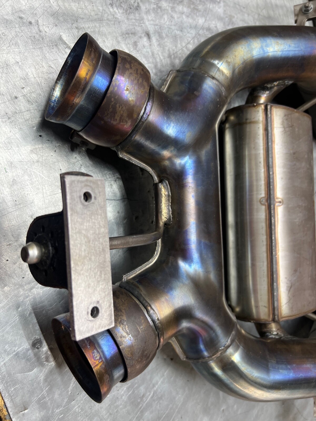15-17 McLaren 650S Exhaust Muffler Manifold Pipe Line OEM