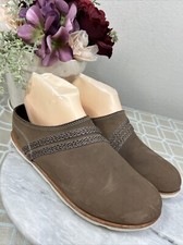 Chaco Caribou Slip On Clogs Mules Brown Comfort Casual Shoes Women  s Size US 9.5