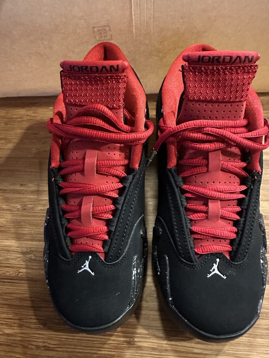 Basketball Shoe Air Jordan 14 Red Suede Nike Air Jordan 14 Retro