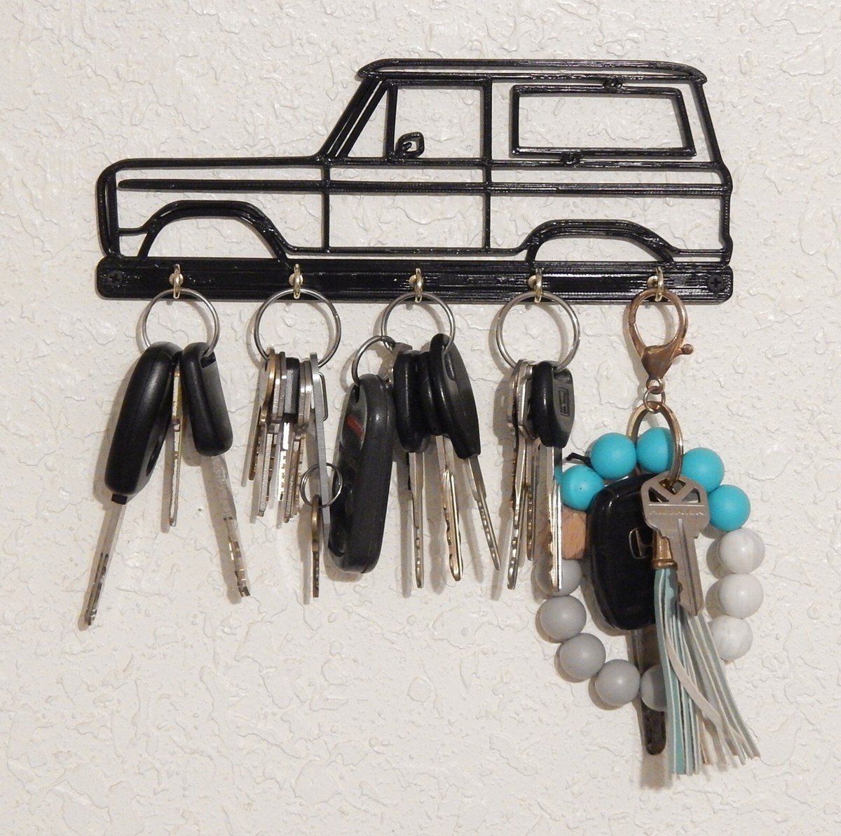 s.k専用 1966 Classic Ford Bronco Key Rack Hook Hanger Holder Entryway