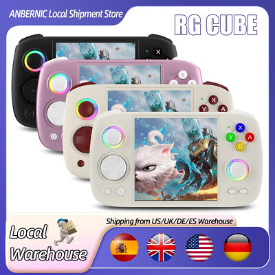 ANBERNIC RG Cube Handheld-Spielekonsole Retro spiele  256GB PS1 N64 GBC GB NDS