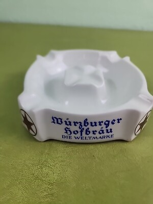 #ad Ashtray Wurzburger Hofbrau Die Weltmarke Beer Altenkunstadt Bavaria Germany M2 $14.14