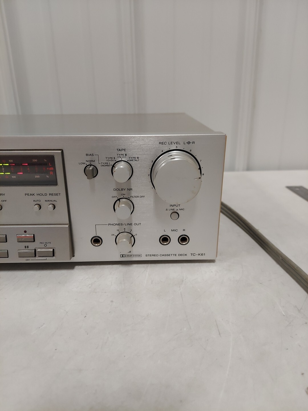SONY TCK61 Stereo Cassette Deck Player & Recorder, Has Hum Sound For