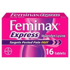 FEMINAX EXPRESS TARGETS PERIOD PAIN FAST 16 TABLETS