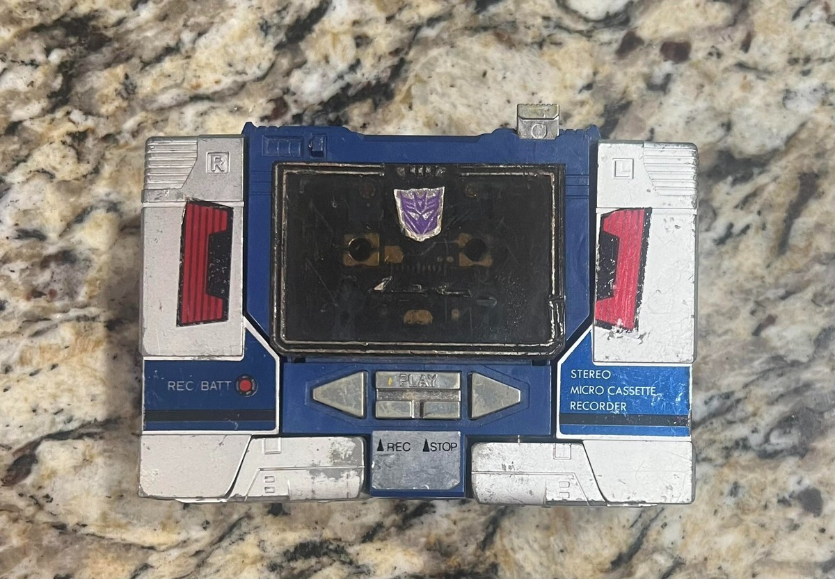 Transformers G1 Original Vintage Takara 1983 Soundwave Cassette