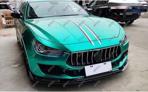 Carbon Fiber Side Skirts Front Lip Rear Diffuser Kits Fits 18-23 Maserati Ghibli - Picture 12 of 16
