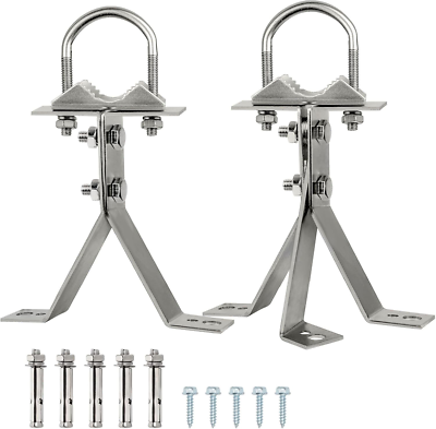 XRDS-RF Antenna Wall Mount 6 Inch Heavy-Duty Stand off Wall Mast