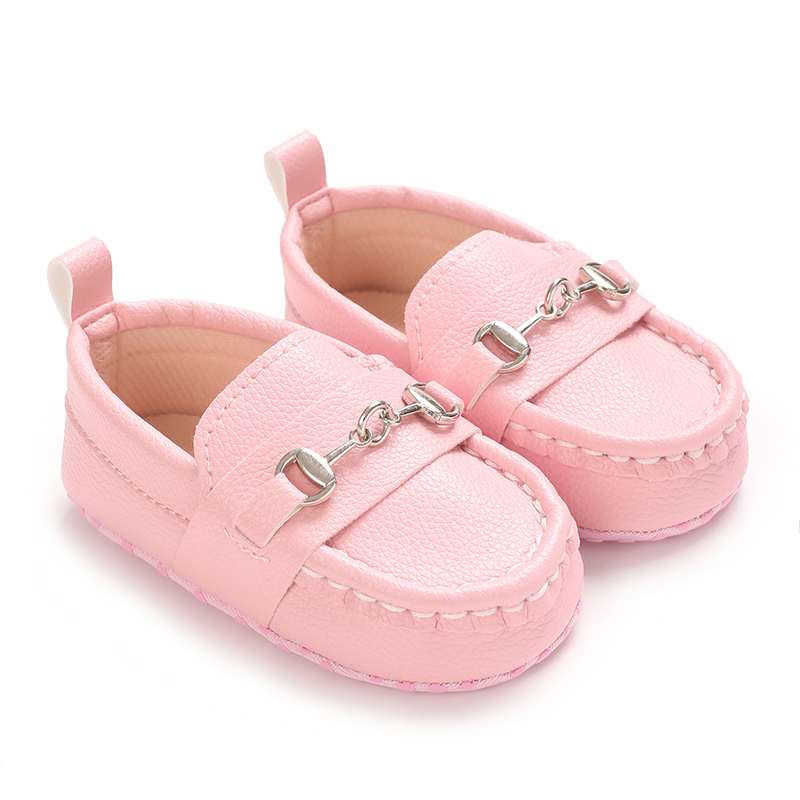 Baby Infant Classic Leather Baby Shoes Boy Girl Soft Sole Size 1 3