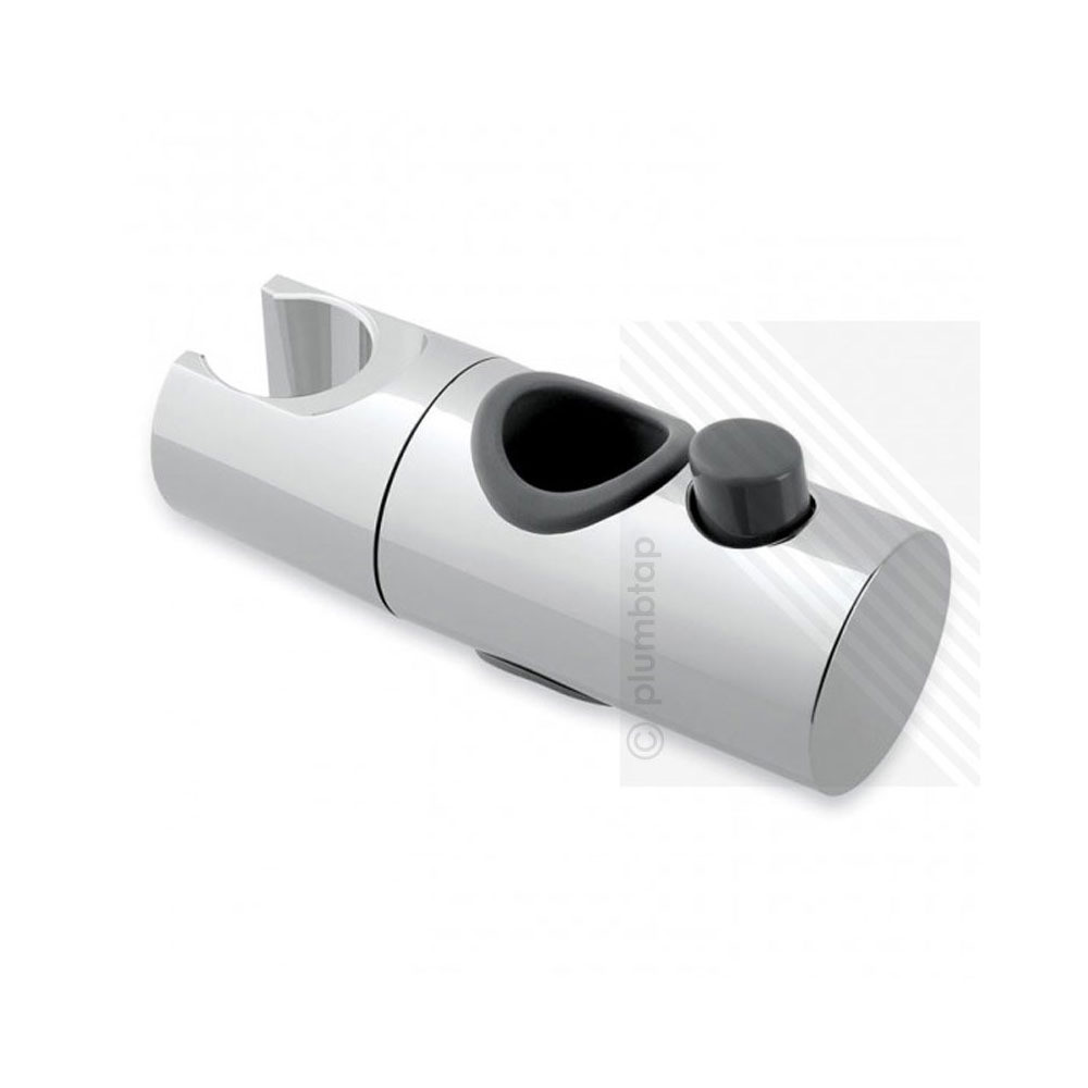 Shower Handset Holder Slider Riser Rail Head Adjustable Bracket Chrome White eBay