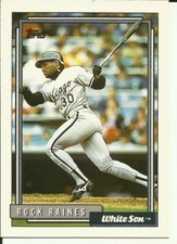 1992 TOPPS Baseball Card #426 Rock Raines WHITE SOX (RR426-1)