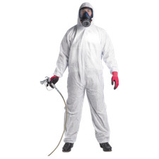 Premium Disposable Painting Overalls Qty: 3 White Disposable Coverall