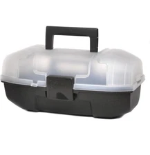 Creative Options 5001-83 2 Tier Crafters Treasure Toolbox, Black, Art Toolbox