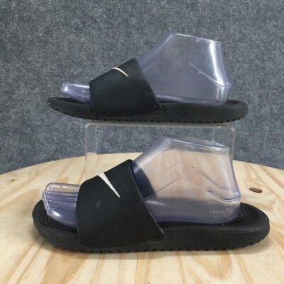 Nike Sandal Youth 6Y Black Kids Kawa Slides Slip On Open Toe Casual Comfort