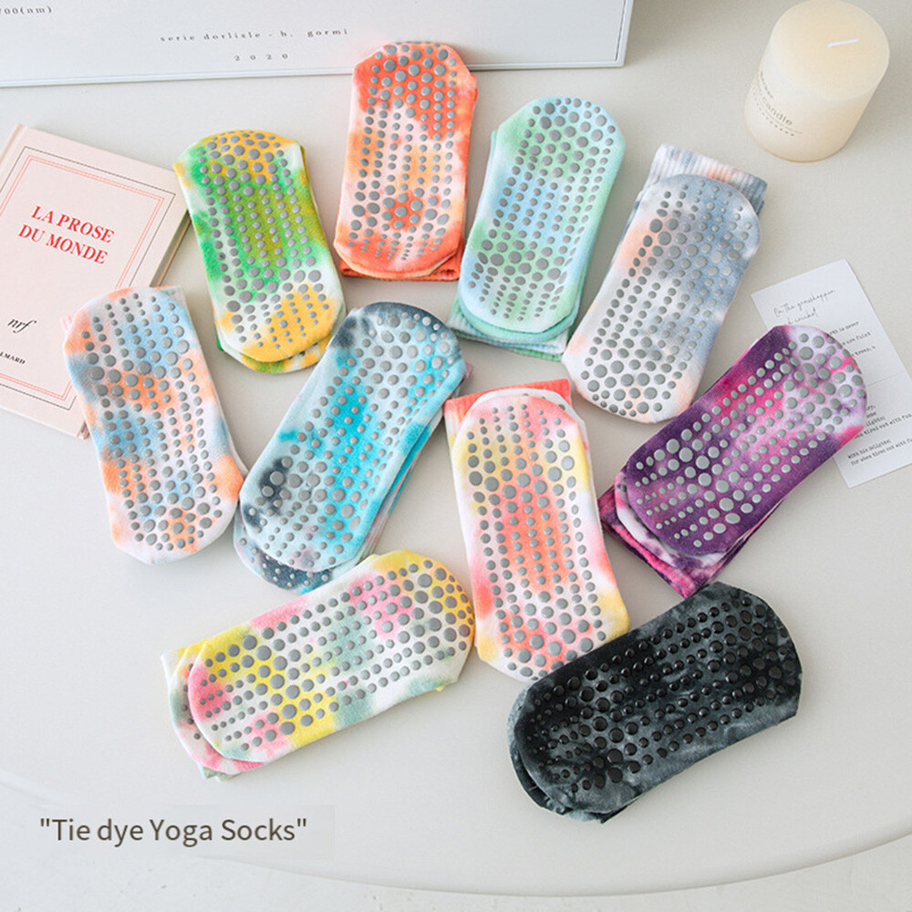 SAOLA Chaussettes De Yoga Antidérapantes Chaussettes De Sport Chaussettes De Sol ~