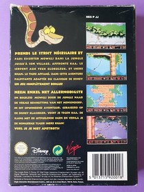 LE LIVRE DE LA JUNGLE / Nintendo NES PAL B FRA EUR / Virgin + BOITIER PROTECTION