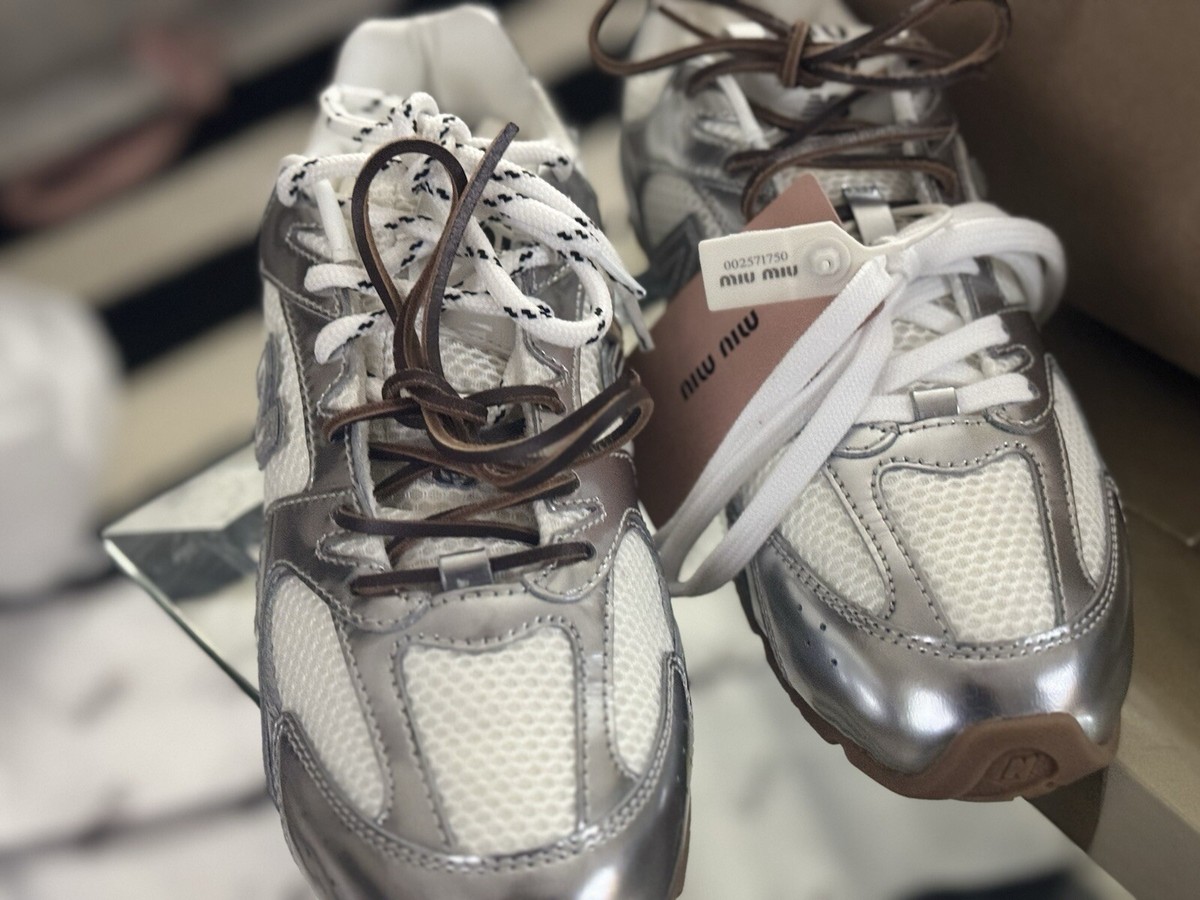 ベッケンバウワー様　New Balance x Miu Miu 530 SL Ecru New Balance X Miu Miu 530 Sl Suede Sneakers | Miu Miu