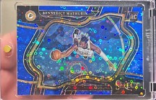 2022-23 Select Bennedict Mathurin Rookie Blue Disco Courtside Prizm /25 #279 RC