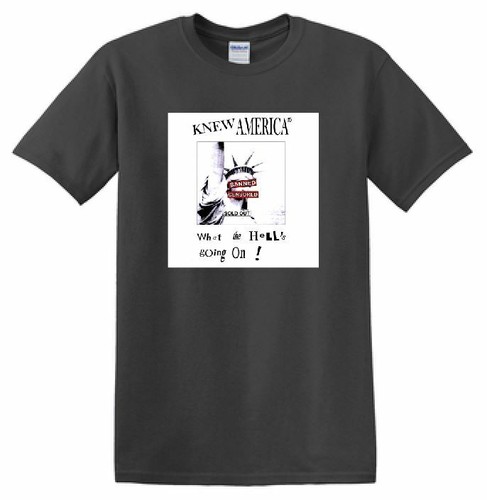 KNEW AMERICA T-SHIRTS logo of Rock Band Knew America`s 1st LP / CD, POLITICAL - Bild 6 von 11