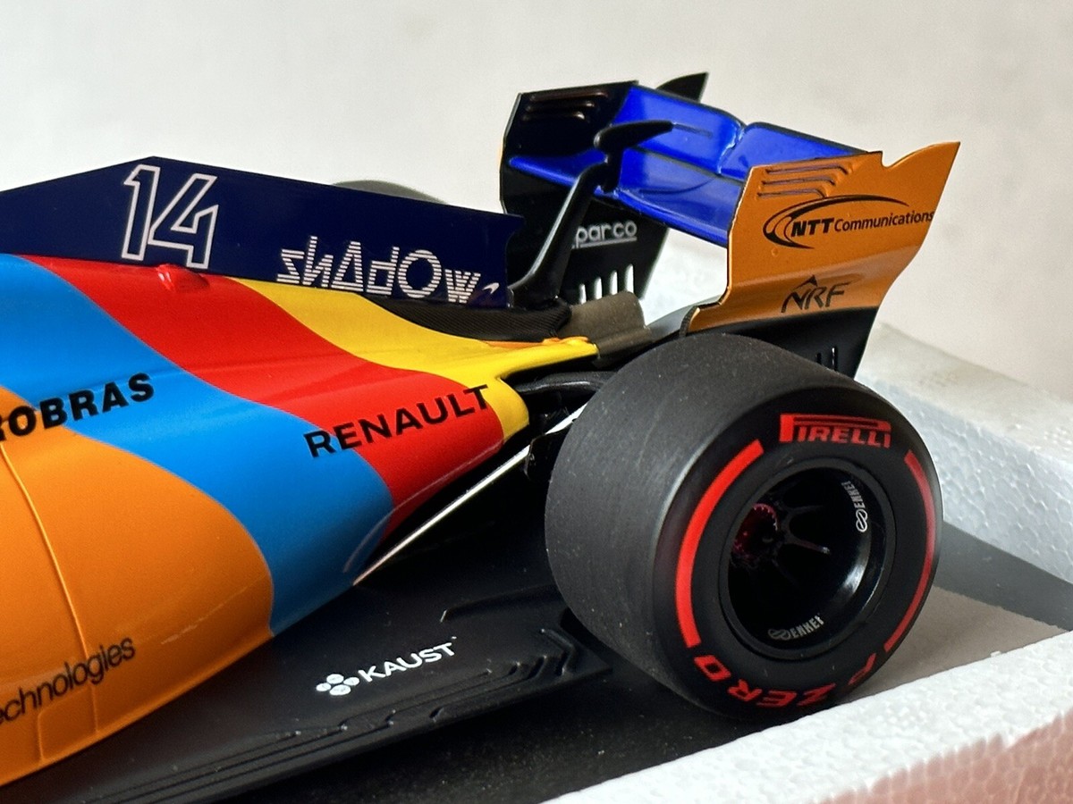 MINICHAMPS FERNANDO ALONSO McLAREN MCL33 2018 ABU DHABI GP 1/18