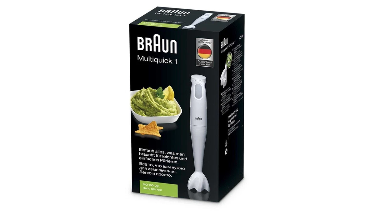 Braun MultiQuick 1 Hand Blender 450 Watts MQ100 220 v 240 volt 50 hz