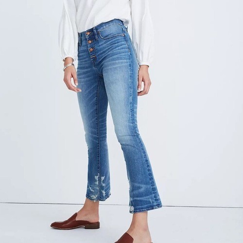 Madewell Cali Demi-Boot Jeans in Bess 