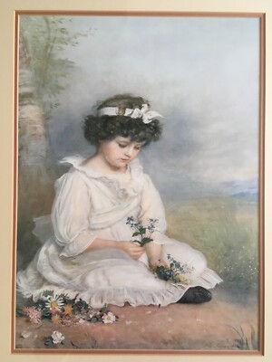 Sir John Everett Millais “The Little Speedwell's Darling